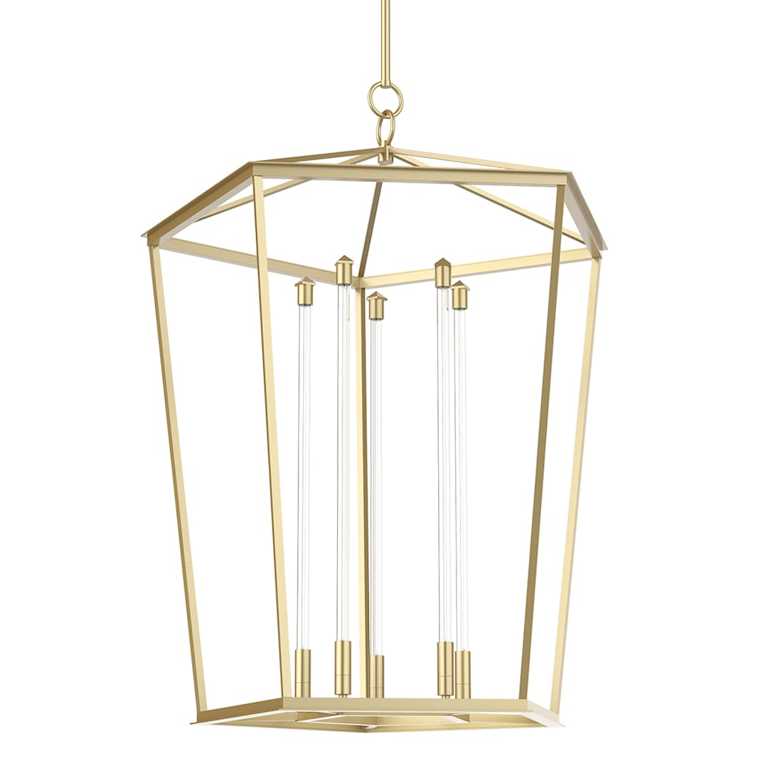 Delphine 25" Wide LED Lantern Chandelier