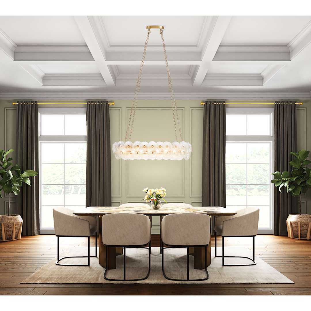 Bloom 48" Wide Linear Chandelier