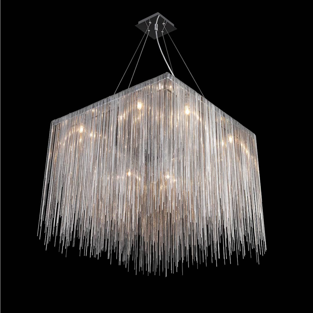 Fountain Ave. 24" Wide LED Square Chandelier