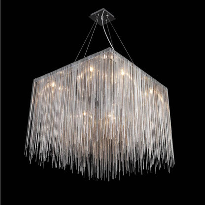 Fountain Ave. 24" Wide LED Square Chandelier
