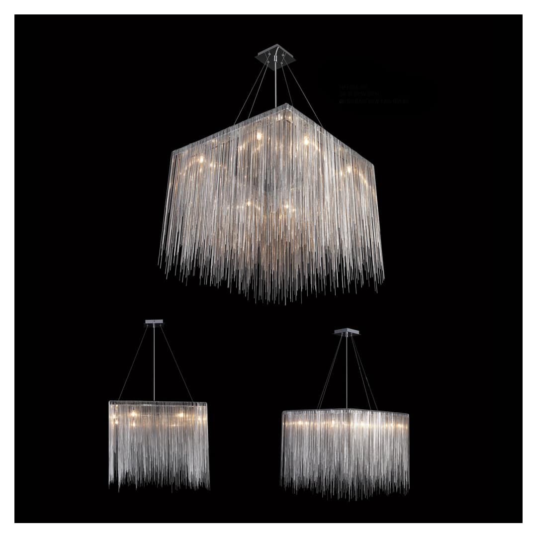 Fountain Ave. 24" Wide LED Square Chandelier