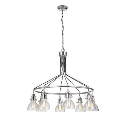 State House 8 Light 37" Wide Ring Chandelier