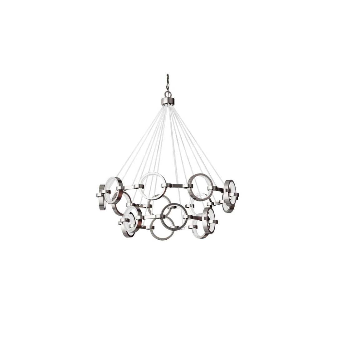 Context 36" Wide LED Waterfall Chandelier