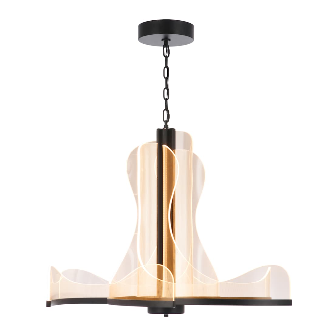 Estrella 6 Light 36" Wide LED Abstract Chandelier