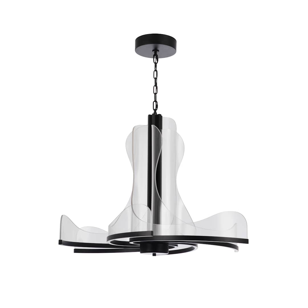 Estrella 6 Light 36" Wide LED Abstract Chandelier