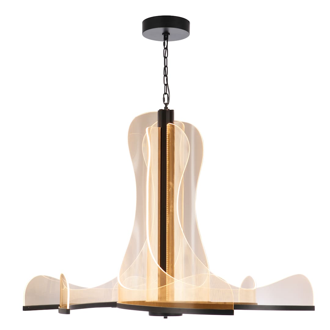 Estrella 6 Light 48" Wide LED Abstract Chandelier