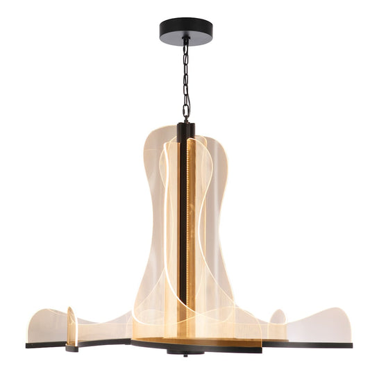 Estrella 6 Light 48" Wide LED Abstract Chandelier