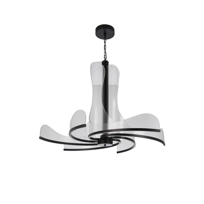 Estrella 6 Light 48" Wide LED Abstract Chandelier