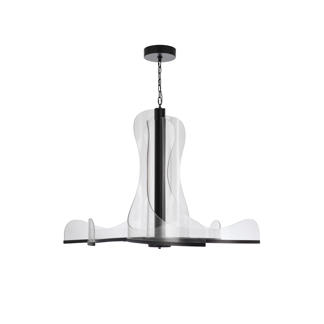 Estrella 6 Light 48" Wide LED Abstract Chandelier