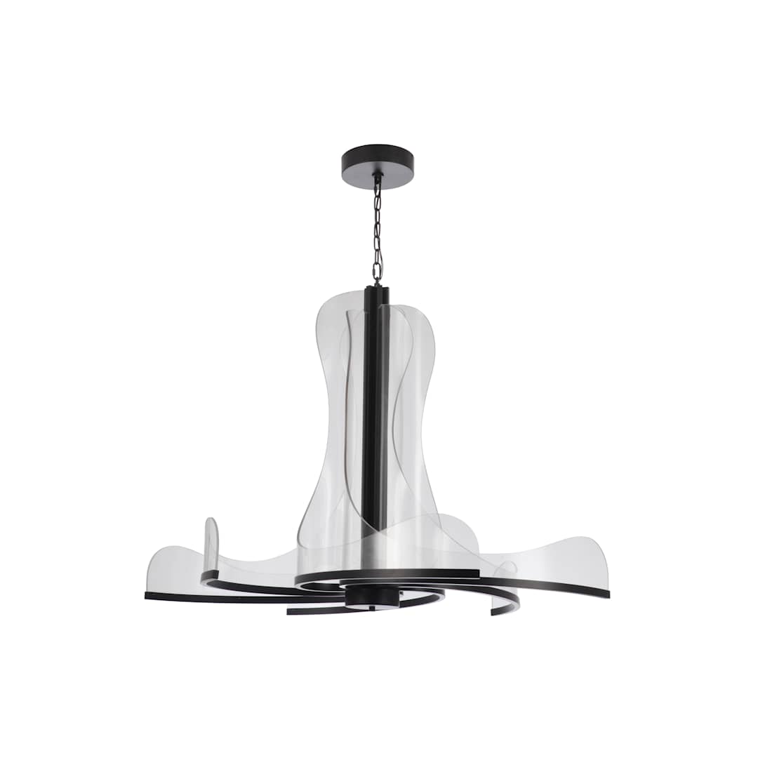 Estrella 6 Light 48" Wide LED Abstract Chandelier