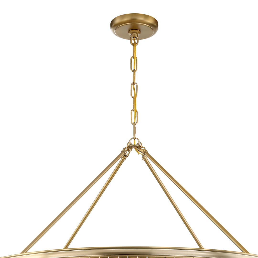 Calypso 8 Light 40" Wide Chandelier with Clear Glass Accents