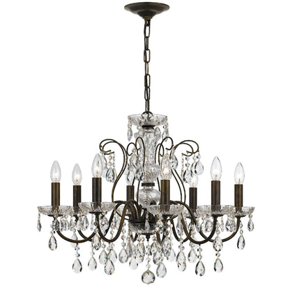 Butler 8 Light 26" Wide Crystal Chandelier with Swarovski Strass Crystal Accents