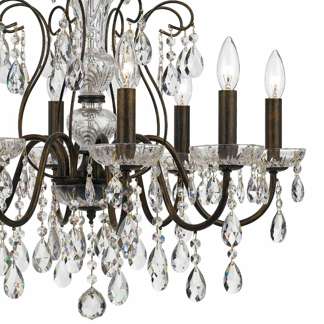 Butler 8 Light 26" Wide Crystal Chandelier with Swarovski Strass Crystal Accents