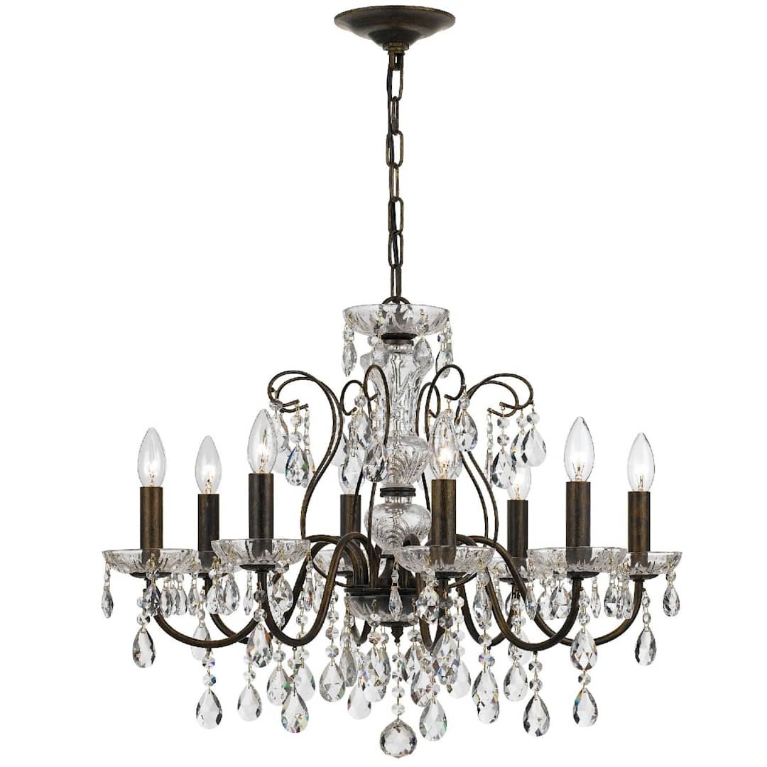 Butler 8 Light 26" Wide Crystal Chandelier with Swarovski Strass Crystal Accents