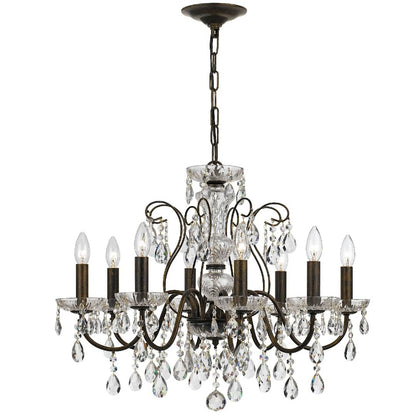 Butler 8 Light 26" Wide Crystal Chandelier with Swarovski Strass Crystal Accents