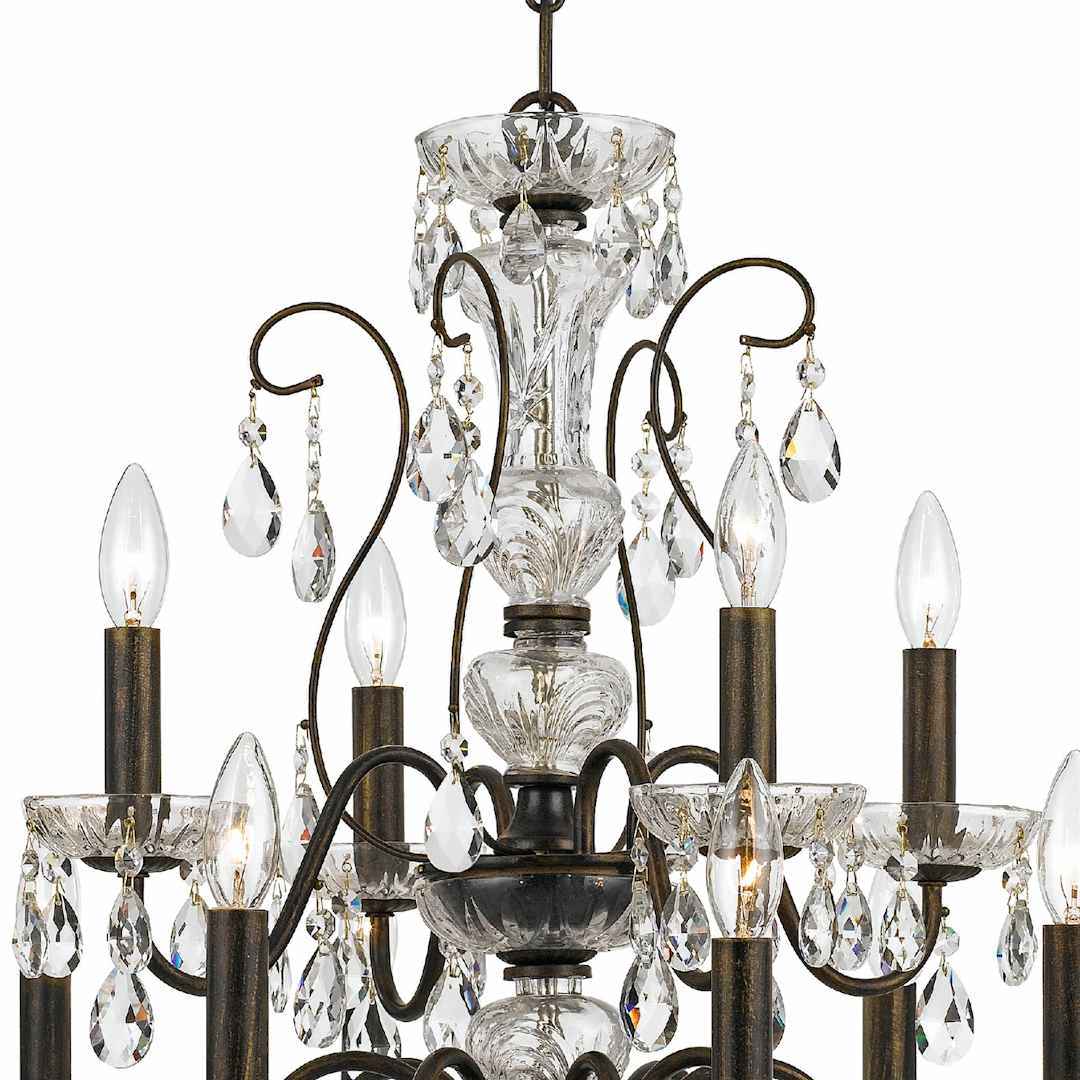 Butler 12 Light 29" Wide Crystal Chandelier with Swarovski Spectra Crystal Accents
