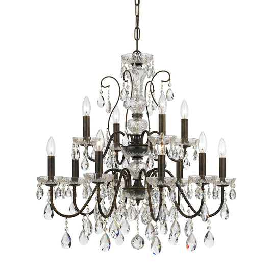 Butler 12 Light 29" Wide Crystal Chandelier with Swarovski Spectra Crystal Accents