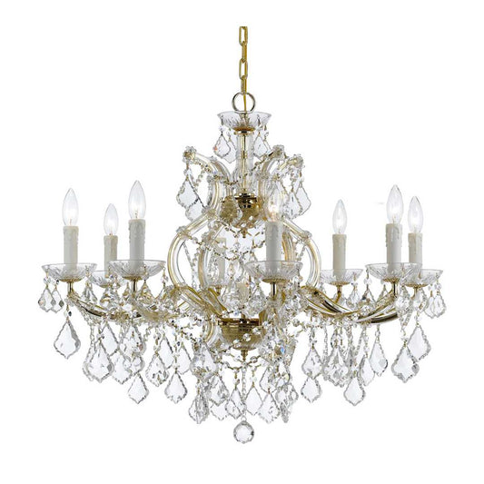 Maria Theresa 9 Light 26" Wide Crystal Chandelier with Swarovski Strass Crystal Accents