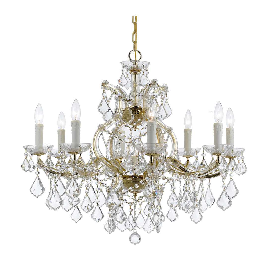 Maria Theresa 9 Light 26" Wide Crystal Chandelier with Swarovski Spectra Crystal Accents