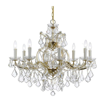 Maria Theresa 9 Light 26" Wide Crystal Chandelier with Swarovski Spectra Crystal Accents