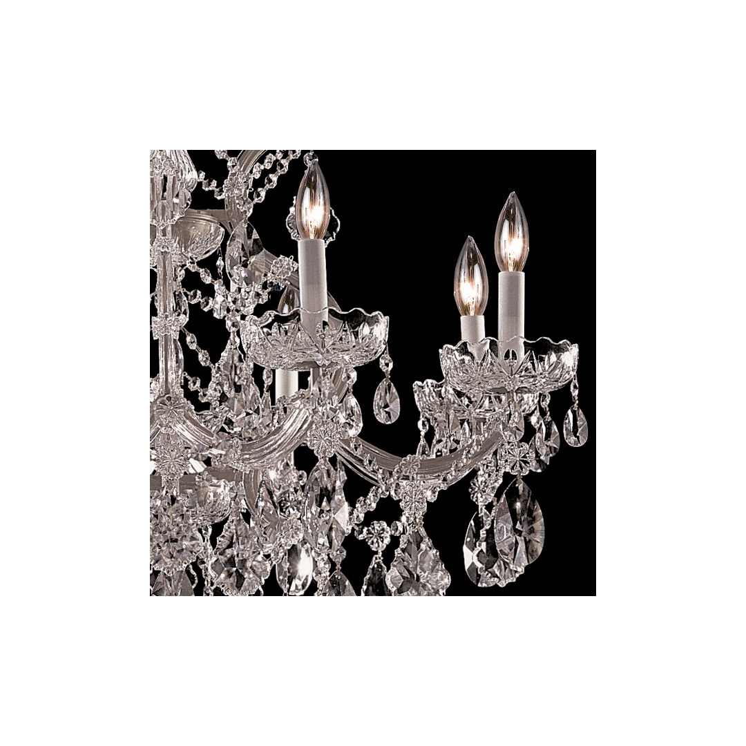 Maria Theresa 9 Light 28" Wide Crystal Chandelier with Swarovski Strass Crystal Accents