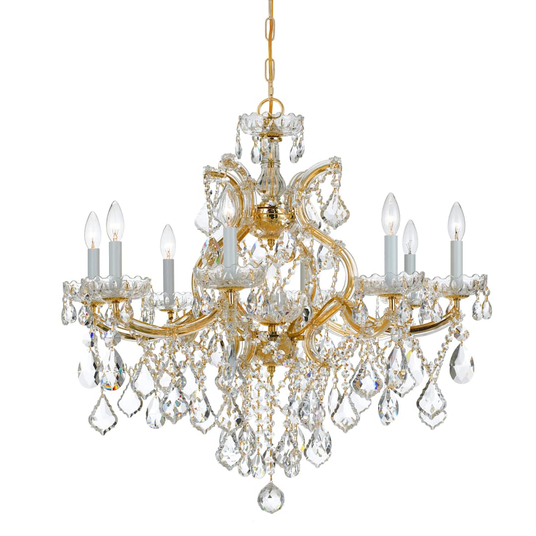 Maria Theresa 9 Light 28" Wide Crystal Chandelier with Swarovski Spectra Crystal Accents