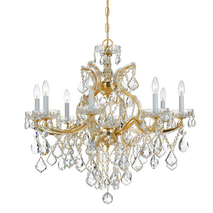 Maria Theresa 9 Light 28" Wide Crystal Chandelier with Swarovski Spectra Crystal Accents