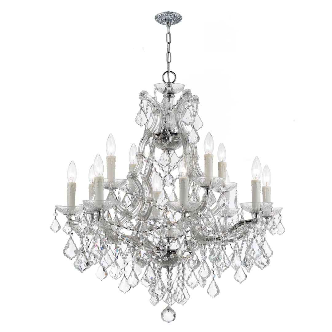 Maria Theresa 13 Light 29" Wide Crystal Chandelier with Swarovski Spectra Crystal Accents