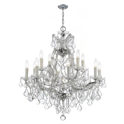 Maria Theresa 13 Light 29" Wide Crystal Chandelier with Swarovski Spectra Crystal Accents