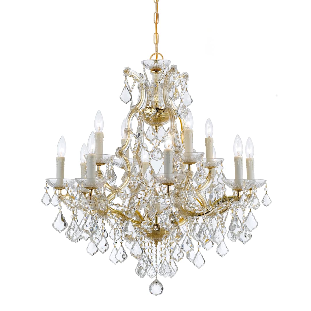Maria Theresa 13 Light 29" Wide Crystal Chandelier with Swarovski Spectra Crystal Accents