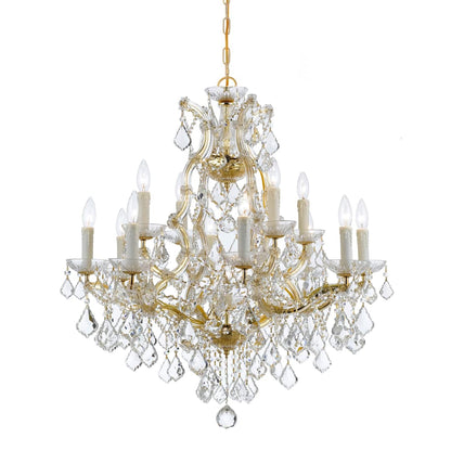 Maria Theresa 13 Light 29" Wide Crystal Chandelier with Swarovski Spectra Crystal Accents