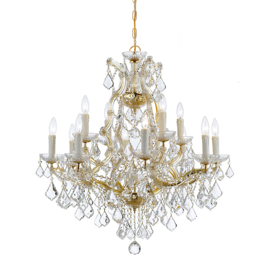 Maria Theresa 13 Light 29" Wide Crystal Chandelier with Swarovski Spectra Crystal Accents