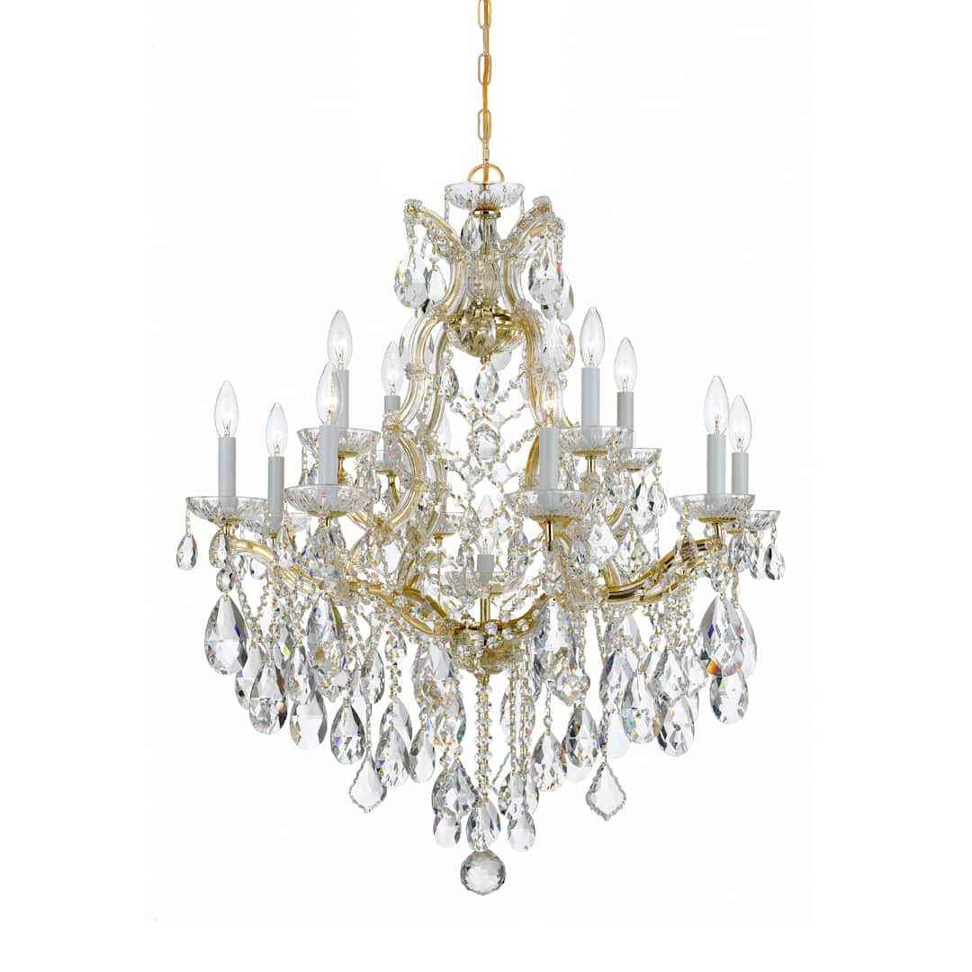 Maria Theresa 13 Light 28" Wide Crystal Chandelier with Swarovski Spectra Crystal Accents