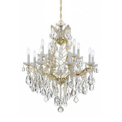 Maria Theresa 13 Light 28" Wide Crystal Chandelier with Swarovski Spectra Crystal Accents