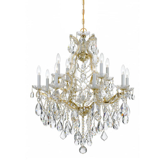 Maria Theresa 13 Light 28" Wide Crystal Chandelier with Swarovski Spectra Crystal Accents