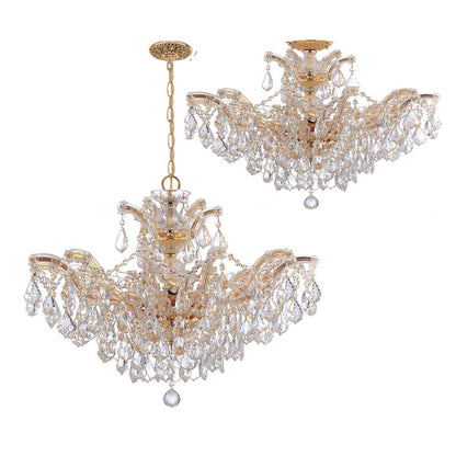 Maria Theresa 6 Light 27" Wide Crystal Chandelier with Swarovski Strass Crystal Accents