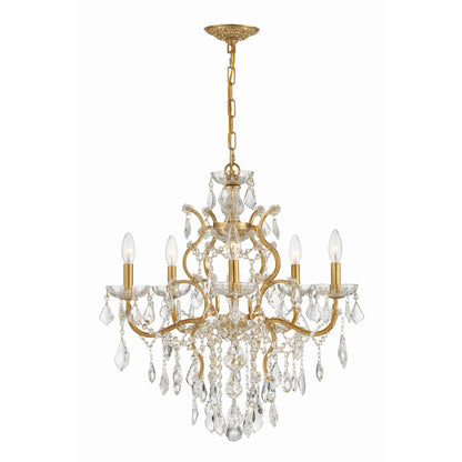 Filmore 6 Light 23" Wide Crystal Chandelier with Swarovski Strass Crystal Accents