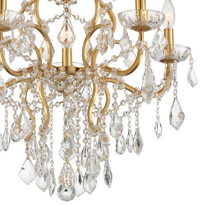 Filmore 6 Light 23" Wide Crystal Chandelier with Swarovski Strass Crystal Accents