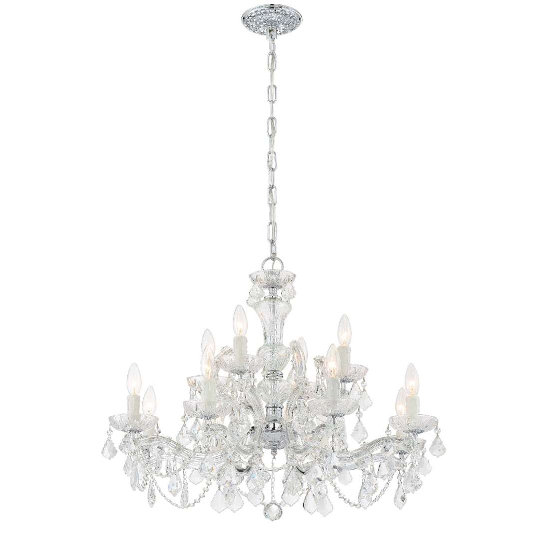 Maria Theresa 12 Light 29" Wide Crystal Chandelier with Swarovski Spectra Crystal Accents