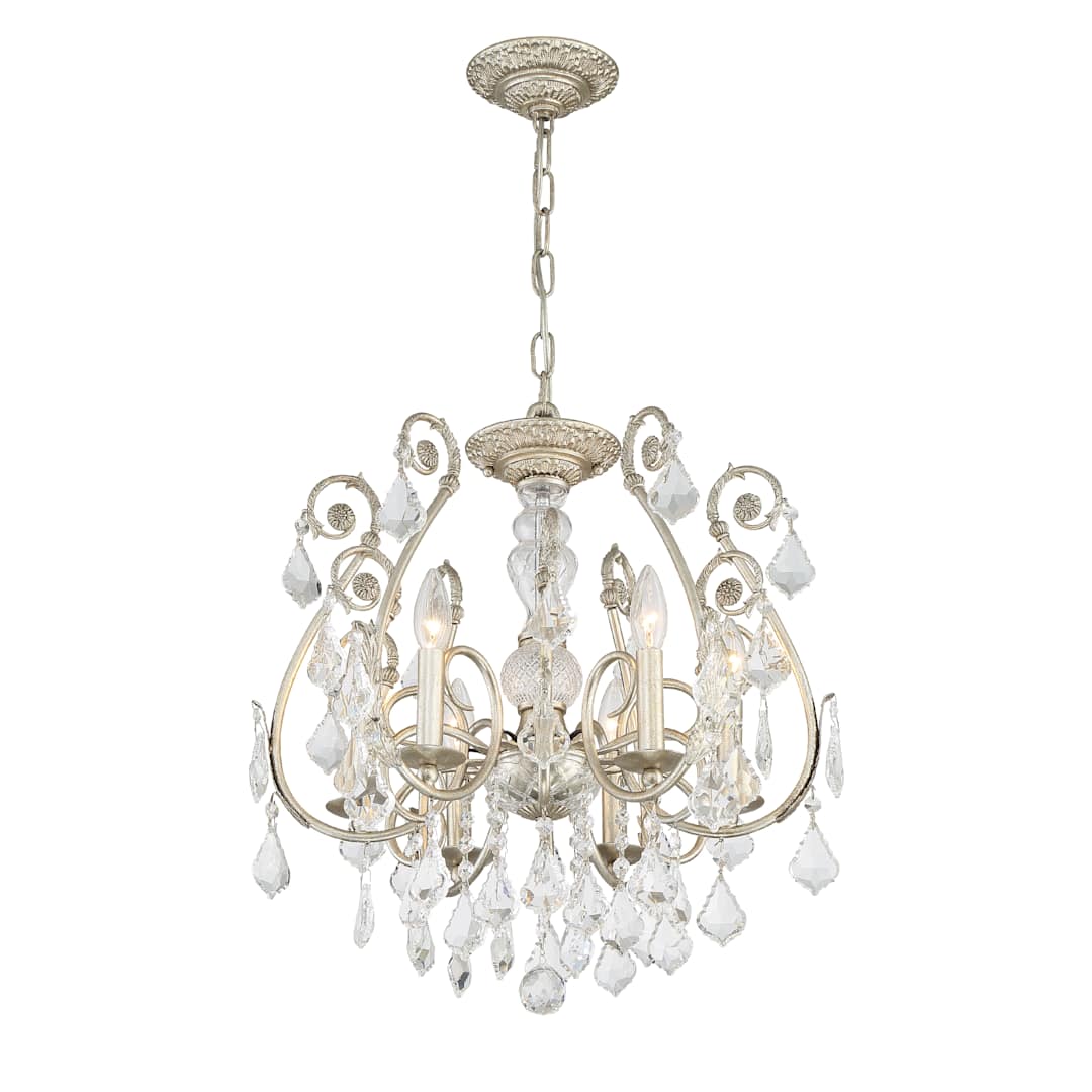 Regis 6 Light 20" Wide Crystal Chandelier with Swarovski Strass Crystal Accents