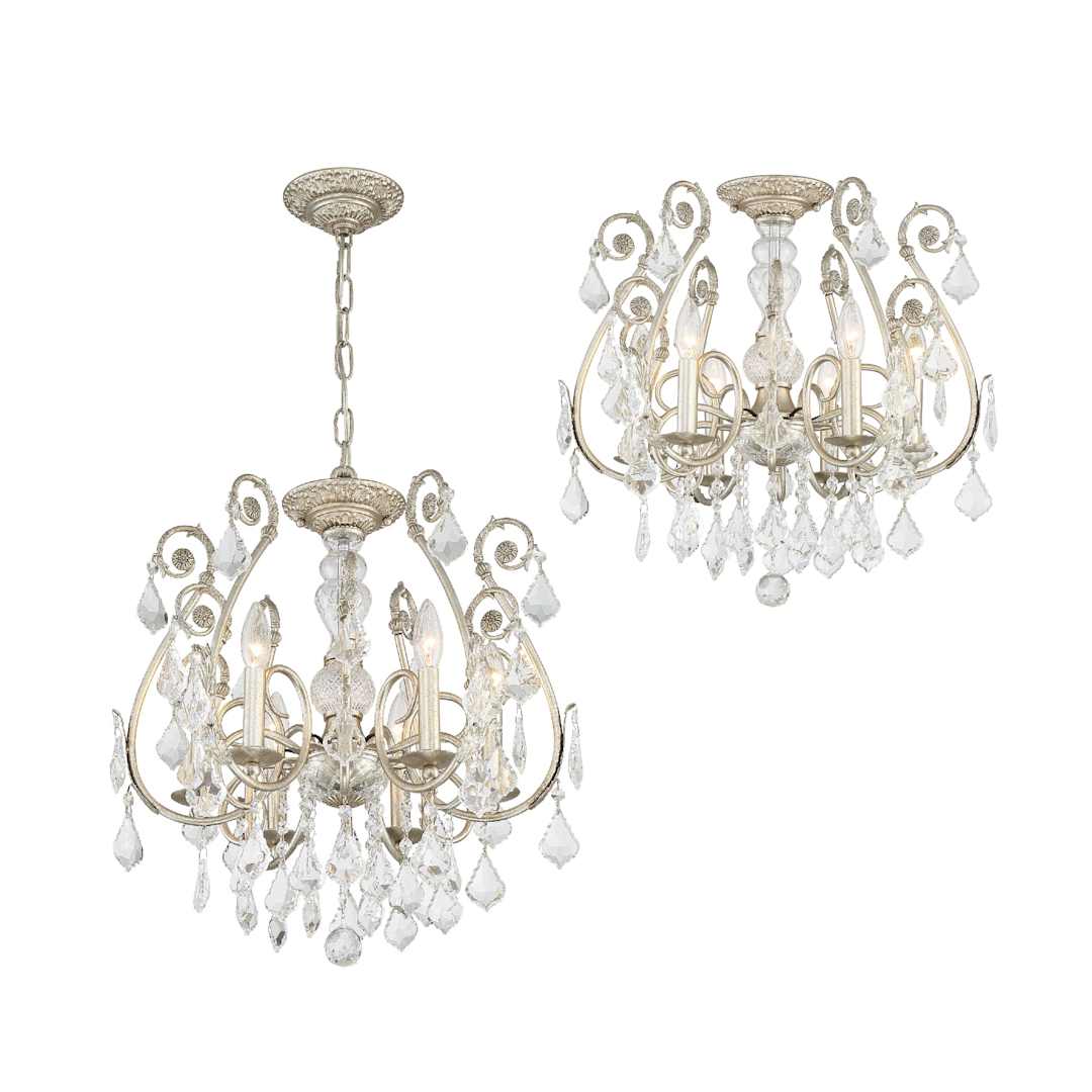 Regis 6 Light 20" Wide Crystal Chandelier with Swarovski Strass Crystal Accents