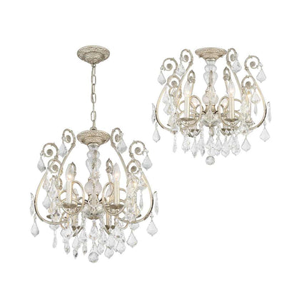 Regis 6 Light 20" Wide Crystal Chandelier with Swarovski Strass Crystal Accents