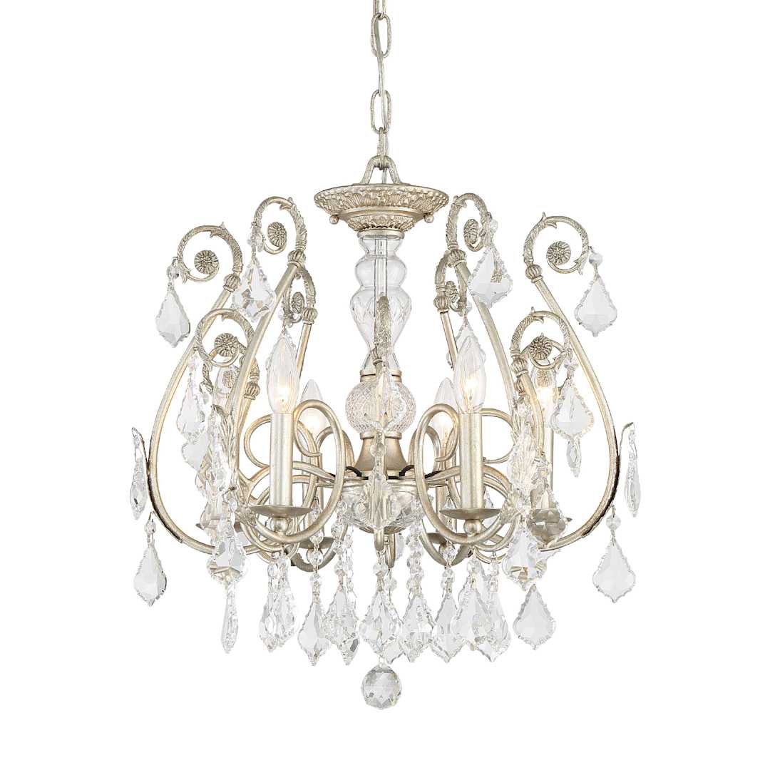 Regis 6 Light 20" Wide Crystal Chandelier with Swarovski Strass Crystal Accents