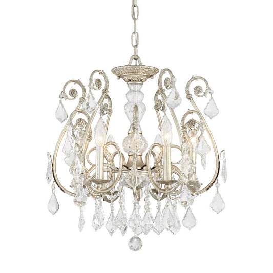 Regis 6 Light 20" Wide Crystal Chandelier with Swarovski Strass Crystal Accents
