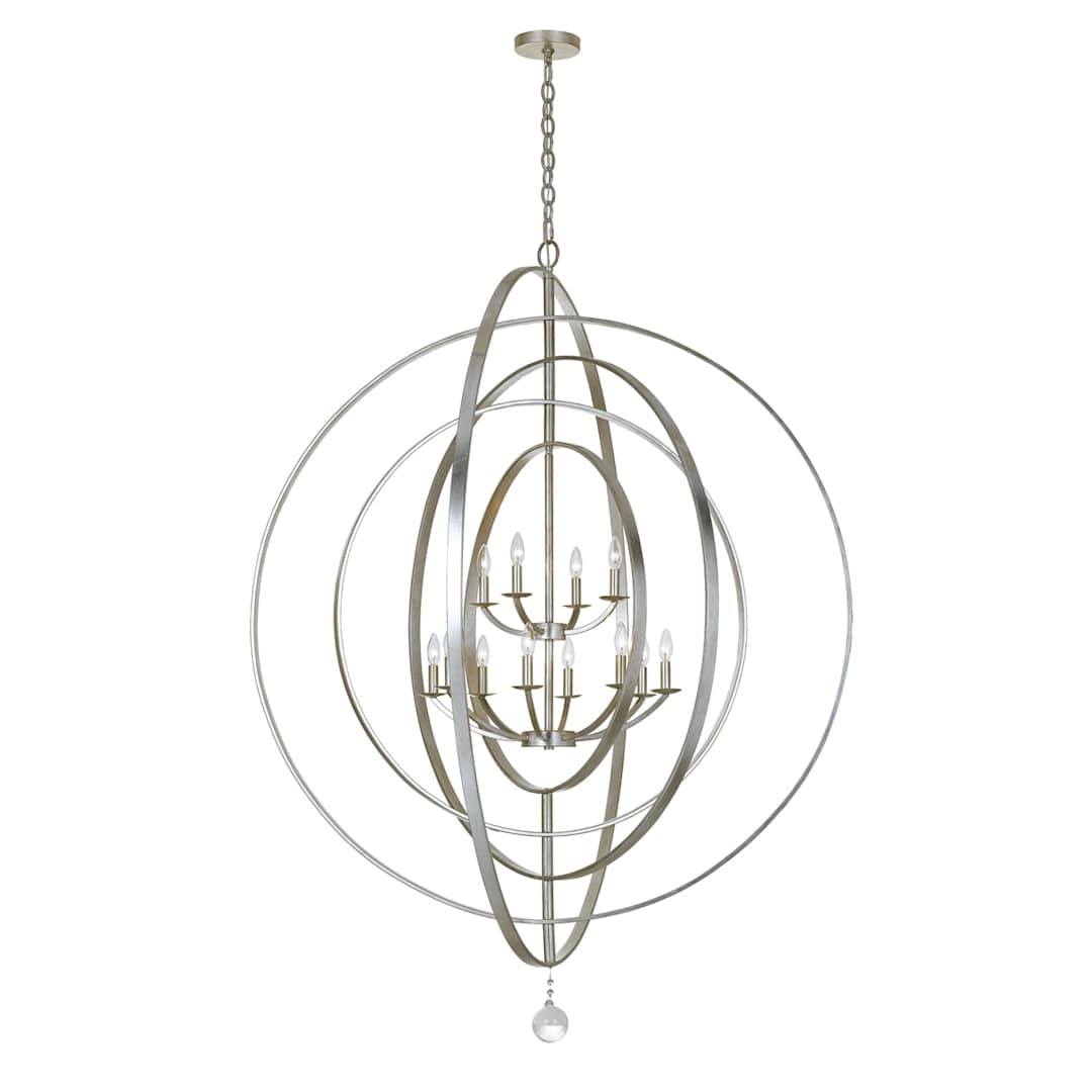 Luna 12 Light 60" Wide Taper Candle Chandelier