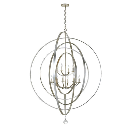 Luna 12 Light 60" Wide Taper Candle Chandelier
