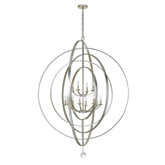 Luna 12 Light 60" Wide Taper Candle Chandelier