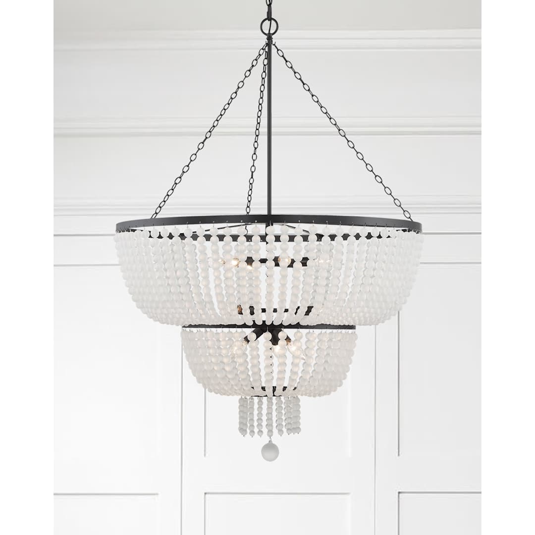 Rylee 12 Light 32" Wide Crystal Chandelier