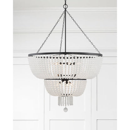 Rylee 12 Light 32" Wide Crystal Chandelier