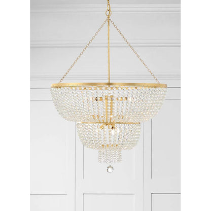 Rylee 12 Light 32" Wide Crystal Chandelier